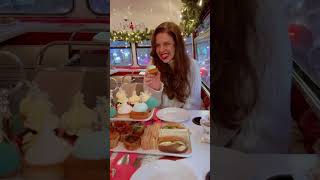 Christmas in London afternoon tea bus tour 🎄 [upl. by Gwendolyn]