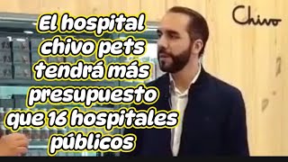 hospital de mascotas tendrá más presupuesto que 10 hospitales nacionales [upl. by Ludlow]