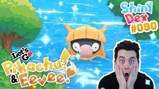 EPIC SHINY SHELLDER in POKEMON LETS GO PIKACHU AND EEVEE [upl. by Sixla445]