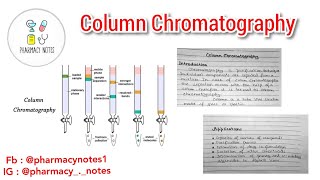 Column Chromatography Explained  Pharmacy Notes [upl. by Bagley]