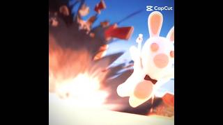 The strongest hero rabbidsinvasion rabbids rabbid edit [upl. by Attoynek591]