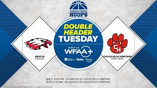 WFAAs Tuesday Night Hoops Argyle vs Colleyville Heritage [upl. by Inaniel]