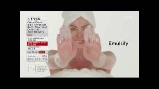 QVC MODEL CHANTAL MAMULA CREPE ERASE BODY TREATMENT DEMO [upl. by Odlawso]