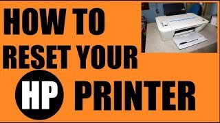 How to RESET ANY hp printer [upl. by Kiryt469]