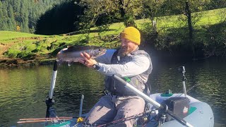 Oregon Alsea River Float Coho Salmon Caught [upl. by Inge]