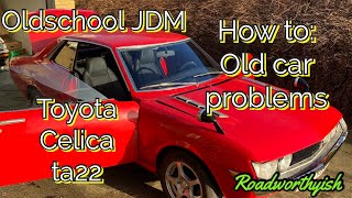 Toyota celica TA22 2TG episode 3 Blown engine How to rebuild head and change headgasket DIY restomod [upl. by Htidirrem]