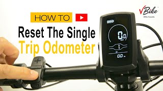 Electric bike How To Reset vBike Single Trip Odometer [upl. by Sundin]