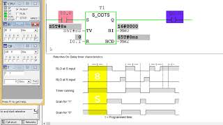 Retentive ON Delay Timer in the PLC [upl. by Noval]