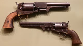 Colt Dragoon 3rd model and Colt model 1851 Navy revolver  4K Widescreen [upl. by Carolin]