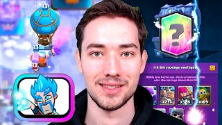 NUR EIS KARTEN SPIELEN ❄ MEGA BLITZTRUHE OPENING zur neuen Season 😲 Clash Royale deutsch [upl. by Ariec743]