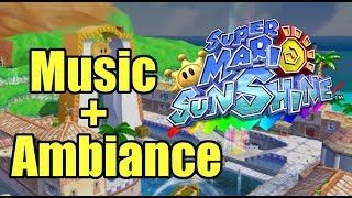 Delfino Plaza  Super Mario Sunshine OST  Ambiance  1 Hour [upl. by Nosille]