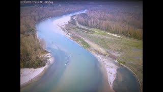 Rando VTT  confluent rivière Ain  RhÔne [upl. by Peedus]