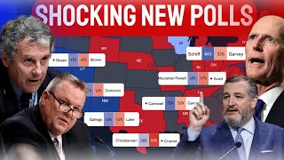 2024 Senate Map Predictions Based on the Latest Polls in Every State [upl. by Annazor]