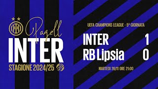 PAGELLINTER Champions League 202425  5a Giornata  INTERLipsia 10 [upl. by Marlon364]