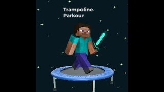 Trampoline Parkour MrCrayfishs Furniture Mod Refurbished Mod Minecraft Parkour [upl. by Mcintyre]