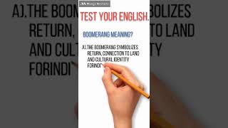 guess boomerang meaning quiz vocabulory dictionary [upl. by Hylton]