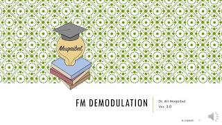 58 FM Demodulation [upl. by Laertnom]