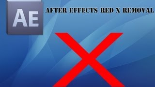 How to Remove Red X on After Effects Plugins Tutorial [upl. by Canfield962]