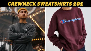 How To Style Crewneck Sweatshirts [upl. by Nessnaj]