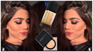 HUDA BEAUTY FAUX FILTER FOUNDATION  EASY BAKE POWDER  WORTH THE HYPE [upl. by Ulrikaumeko]