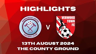 VTFC Media  Hamworthy United v Verwood Town FC  Tuesday 13th August  Highlights [upl. by Lomax]