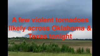 The Violent Claremore Oklahoma Tornado As It Happened… [upl. by Sulohcin]