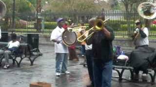 Street Band In New Orleans Louisiana [upl. by Erdeid185]