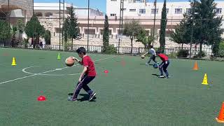 Physical education Basketball dribbling Beden eğitimi Basketbol top sürme [upl. by Osi]