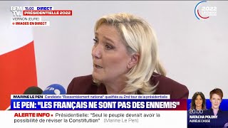 quot Pas de journalistes chez QuotidienquotM Le Pen assume de choisir les journalistes quelle accrédite [upl. by Anehc]