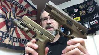 Sig M17 vs Glock 19x [upl. by Metzgar]