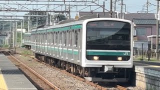 （E501系ｶﾂK702編成定期回送 水戸→勝田）JR東日本E501系ｶﾂK702編成（LED車）が勝田駅3番線に回送電車として到着停車する動画（202476） [upl. by Killy836]