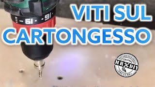 FAI DA TE Come avvitare le viti sul cartongesso e sul legno Fai da te Stanley inserto per viti [upl. by Iilek591]