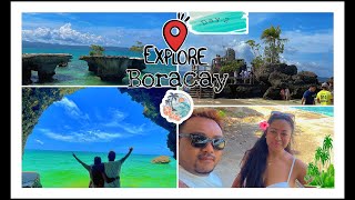 Exploring Boracay🌊💙🌺🥥 Day 2 Diniwid Beach Gils View Deck Travel vlog  Philippines Diary [upl. by Nnairet]