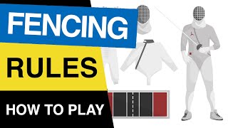 🤺 Rules of Fencing  How to Play Fencing Game  Fencing Rules and Regulations Explained [upl. by Hadleigh]