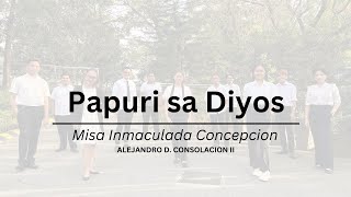 Misa Inmaculada Concepcion Papuri sa Diyos Sir Alejandro Consolacion II [upl. by Ennaitsirk]