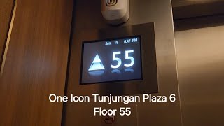 One Icon Residence Surabaya Elevator Floor 55 [upl. by Brebner]