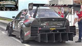 1000Hp LANCER Evo V AMS  ONBOARD HillClimb Masters WINNER [upl. by Rohclem819]