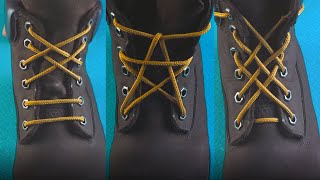 5 Creative Shoe Lace Styles  Shoe Lacing Tutorials [upl. by Alexander]