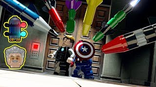 LEGO MARVEL Super Heroes 100 Walkthrough  Rebooted Resuited All Minikits Stan Lee in Peril [upl. by Sylvan]