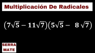 Multiplicación De Radicales Compuestos  8 [upl. by Eeleak]