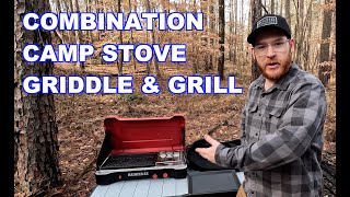 Camp Chef Rainier Camp StoveGriddleGrill Combo  Camping Gear Review [upl. by Alrad445]