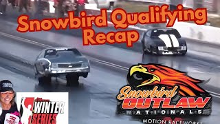 Snowbird Nationals Pro Mod qualifying recap race racer dragracing racing racecar promods [upl. by Epolenep]