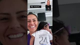 Ashlyn Harris and Ali Krieger and their daughter SloanE [upl. by Viradis]