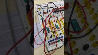 Electronics Lab experiment4  Realization of SR flipflop using NAND gates IC7400 [upl. by Nnaecarg]