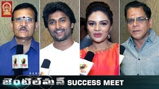 Nani Gentleman Movie Success Meet  Nani  Nivetha Thomas  Surabhi  Mani Sharma  Sridevi Movies [upl. by Wallas]