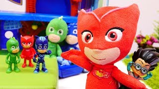 El elixir para PJ Masks Héroes en pijamas Juguetes peluches [upl. by Enelaj85]