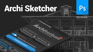 Archi Sketcher UXP Photoshop Plugin  Architectum 3  Tutorial [upl. by Ettelra]