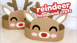 Reindeer Headband Craft For Kids [upl. by Latsyrd]