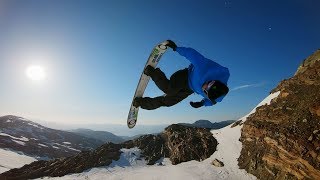 GoPro Sunset Snowboarding with Sage Kotsenburg Halldór Helgason and Sven Thorgren in 4K [upl. by Barcus]