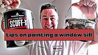 How to Paint a Window Sill  Just Like a Professional [upl. by Souvaine]